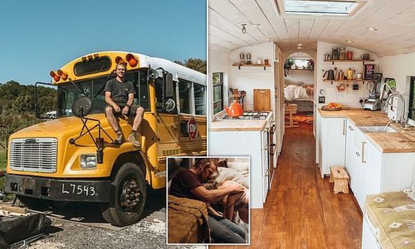 Living Life on the Road: Turning a School Bus into a Luxury Home