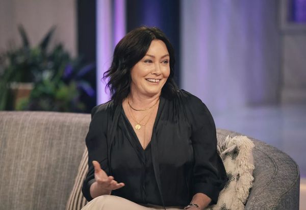Shannen Doherty undergoing radiation therapy