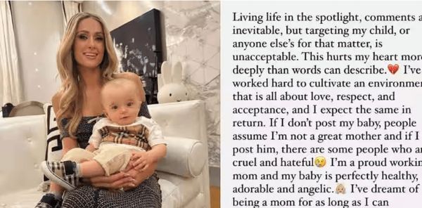 Paris Hilton: Defending Her Son Against Online Negativity