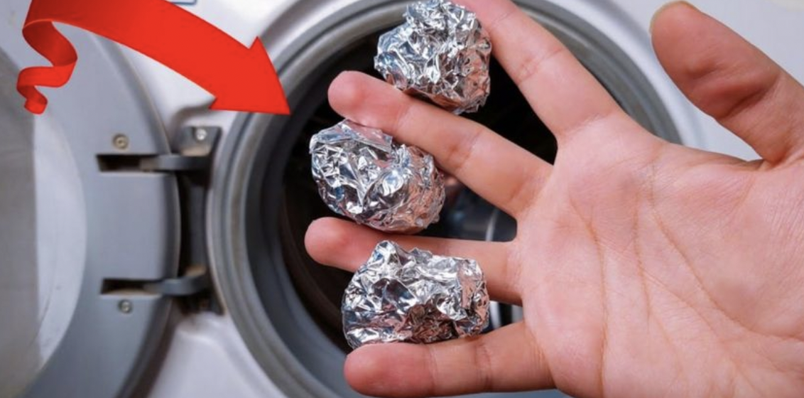 Say goodbye to laundry woes with this brilliant aluminum foil hack!