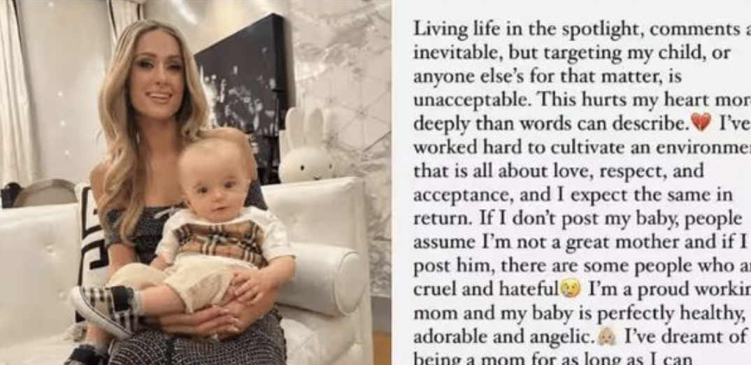 Paris Hilton Stands Up for Her Son Against Hurtful Comments