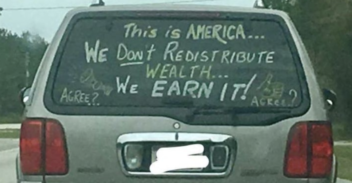 ‘Controversial’ Message Seen On Back Of SUV Sparks