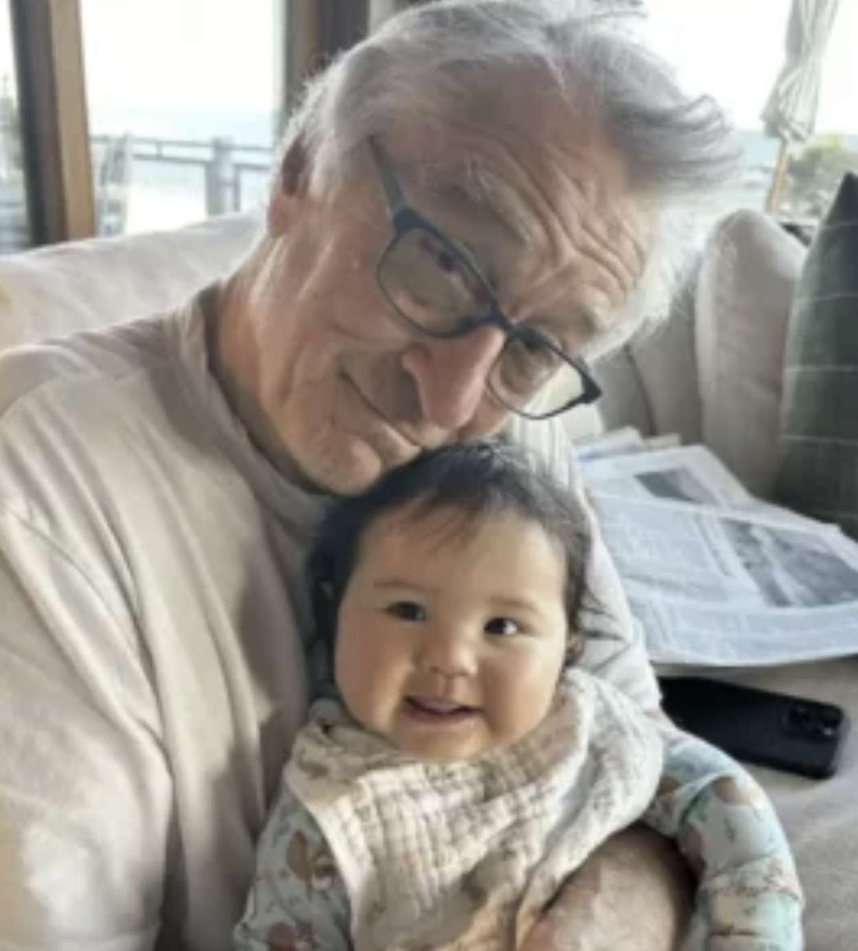 Robert De Niro Shares Adorable Photo with His 10-Month-Old Daughter