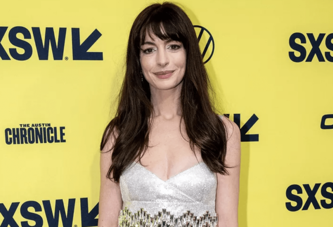 Anne Hathaway Sparkles in Sequined Minidress at The Idea of You Premiere at SXSW — See Her Look!