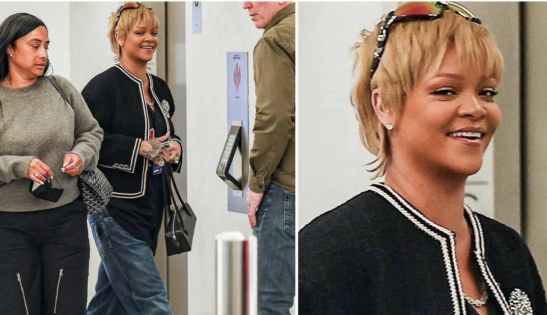 Rihanna Flaunts New Blonde Hair in L.A., Rocking Really Short Look