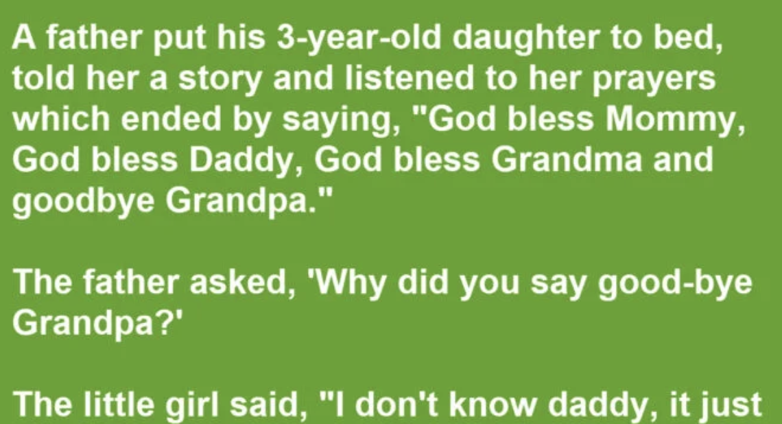 Superstitious Dad Nervous After Daughter Says Goodbye To Him