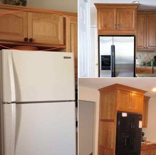 If You Have These Cupboards Above Your Fridge, Here’s How to Best Use Them