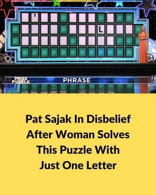 Wheel Of Fortune Prodigy Solves Puzzle With One Letter And Pat Sajak Can’t Believe It