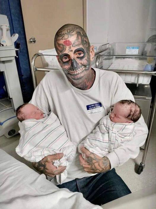 Dad With 240 Tattoos Faces Backlash As People Think He Is A Horrible Father