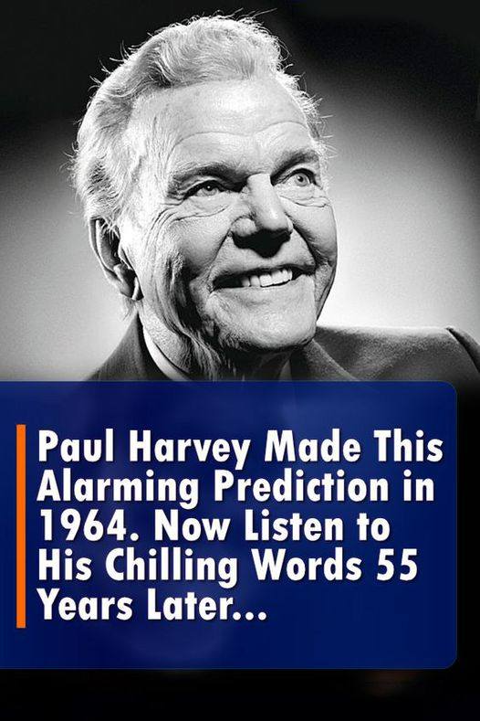 Paul Harvey Made This Prediction in 1965. Now Listen to His Chilling Words…