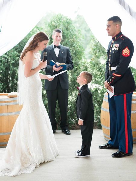 Stepmom Delivers Special Wedding Vows to Four-Year-Old