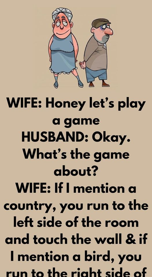 A Husband and Wife Playing a Game