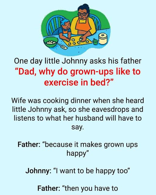 One day Little Johnny asks his father