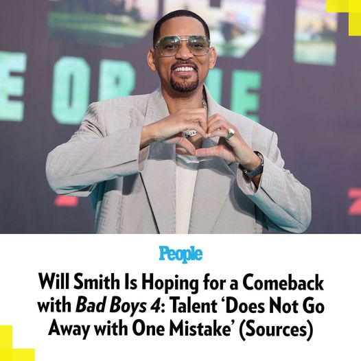 Will Smith Is Hoping for a Comeback with Bad Boys 4: Talent ‘Does Not Go Away with One Mistake’ (Sources)