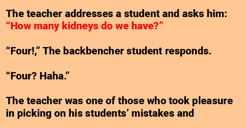 Teacher Addresses A Student