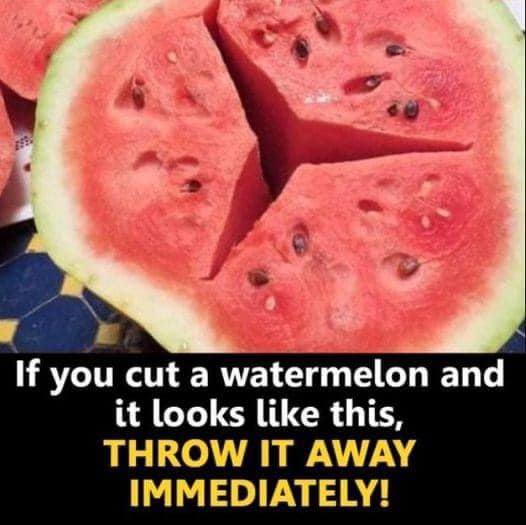 If You Open a Watermelon and Find These Cracks in It… DO NOT EAT IT!