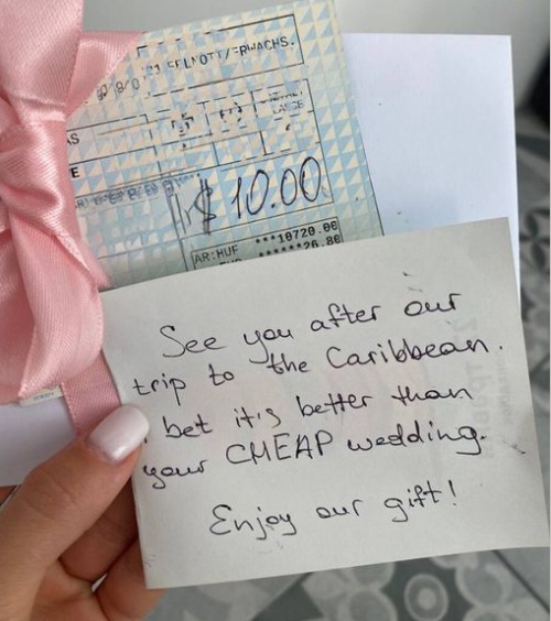 My Stepsister Skipped My Wedding Without Warning and Sent Me a $10 Check with a Nasty Note — My Lesson to Her Was Harsh