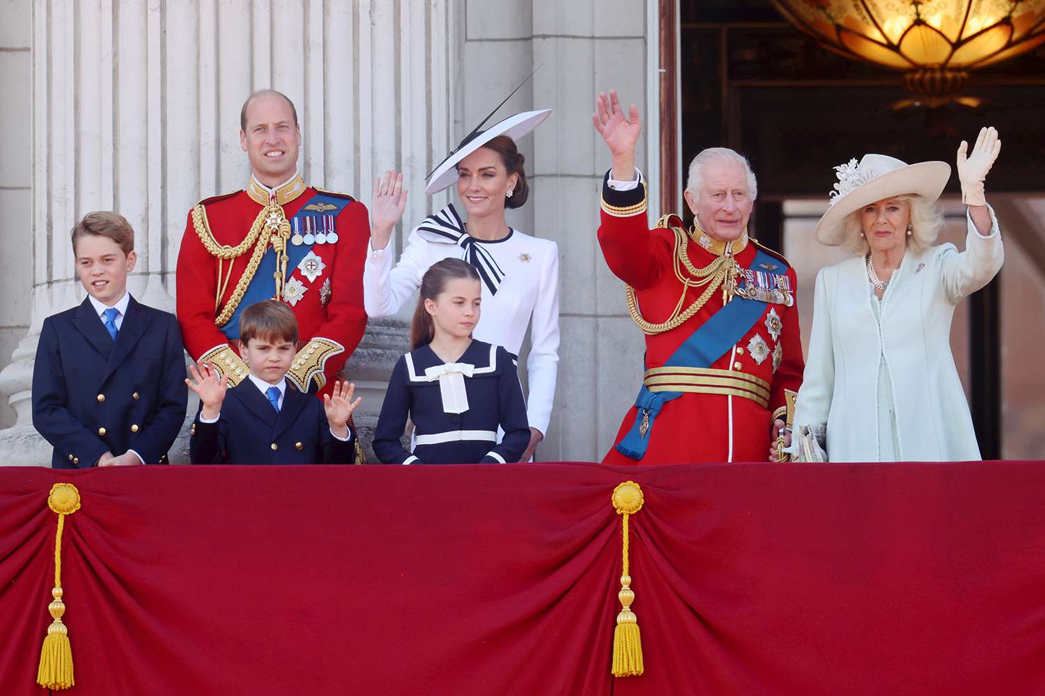 Kate Middleton Joins Royal Family on Buckingham Palace Balcony at Trooping the Colour