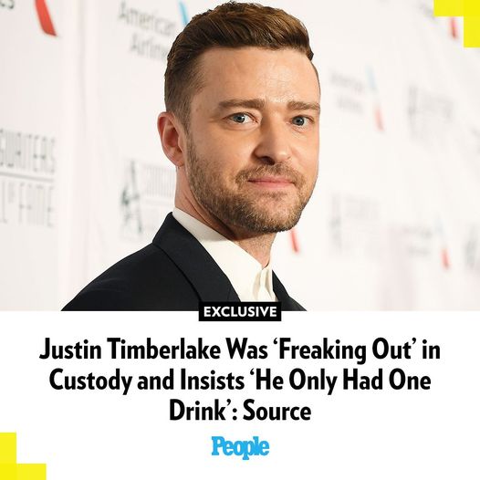 Justin Timberlake Was ‘Freaking Out’ in Custody and Insists ‘He Only Had One Drink’