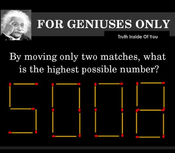 What Is The Maximum Number That Can Be Moved If You Can Only Move Two Matches?