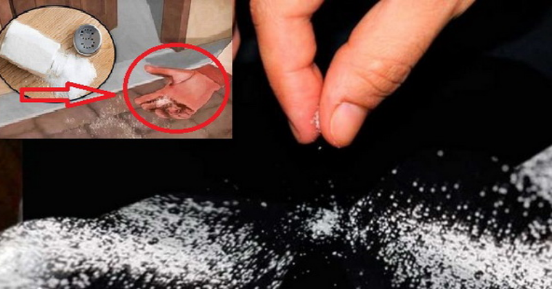 Spray salt at the entrance of your home. Here’s why. The results are immediate and amazing!