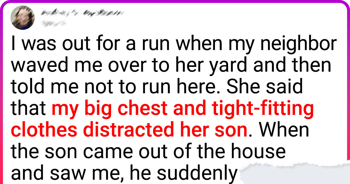 My Neighbor Told Me to Stop Running Because Her Son Kept Watching Me: Guess What Happened Next!