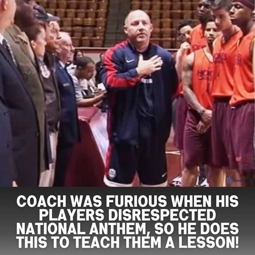 (VIDEO) Coach Was Furious When His Players Disrespected National Anthem, So He Does THIS To Teach Them A Lesson!