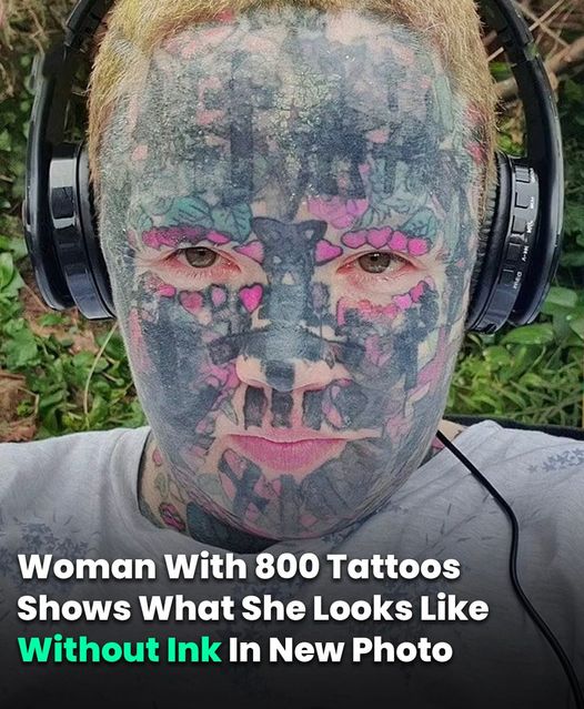 Guess What This Tattooed Mom Looks Like Without Her Ink? Spoiler Alert: Her Kids and Dogs Couldn’t Handle It!