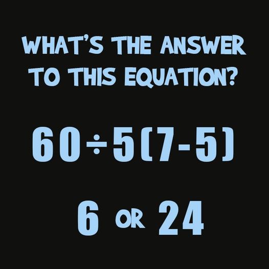 Are you able to solve this simple math question? What’s the result of this equation?