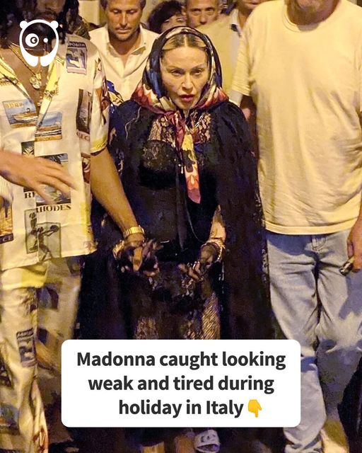 Madonna Caught Looking Weak And Tired During Holiday In Italy