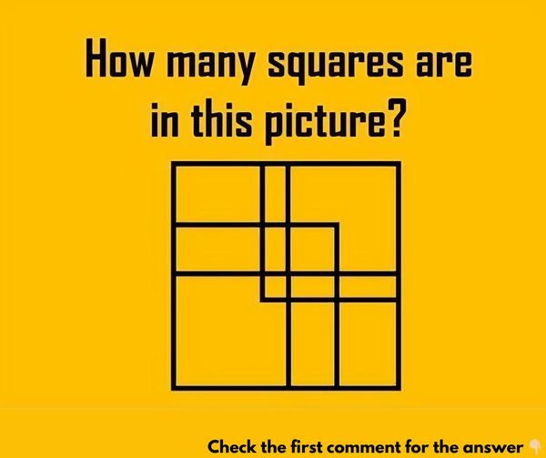 Mind-Bending Puzzle: The True Number of Squares Revealed