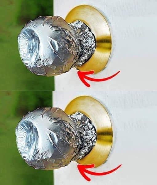 The Aluminum Foil Door Handle Hack