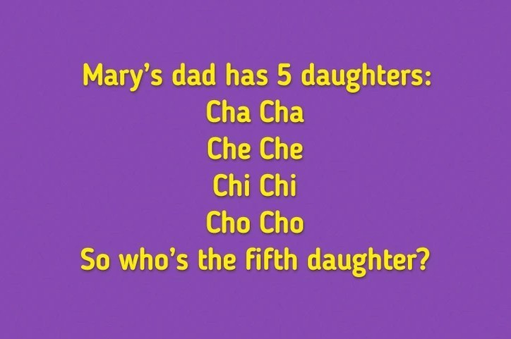 Can You Figure Out the Fifth Daughter’s Name? A Fun Riddle for You!