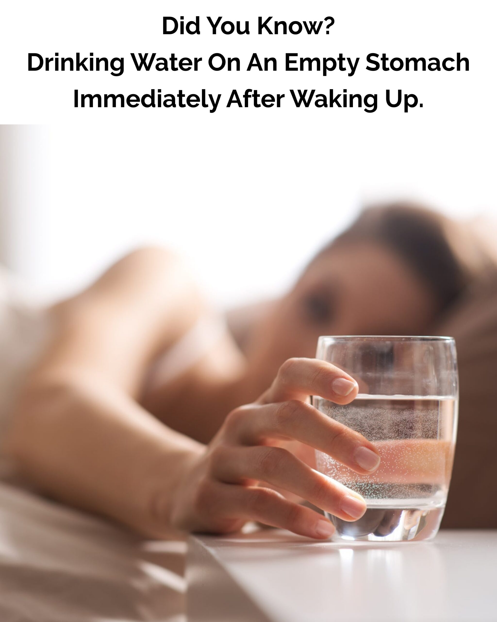 Drinking Water On An Empty Stomach Immediately After Waking Up Does Something Amazing!