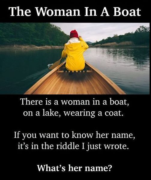 Viral Woman in a Boat Riddle