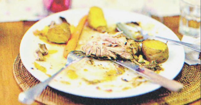 An unfinished plate of food | Source: Shutterstock