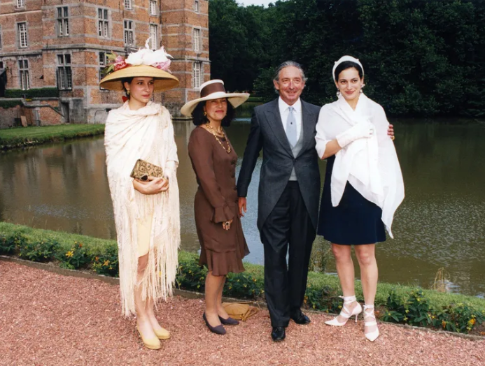 Michel with his family