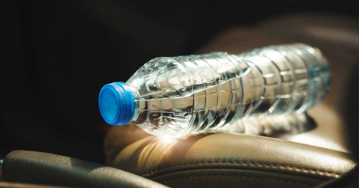 If you see a plastic water bottle on your car hood, here's the horrid thing it might mean